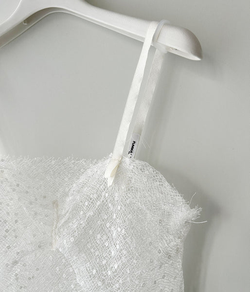 FUMIKA_UCHIDA/DOTS EMB.TULLE CAMISOLE(OFFWHITE)
