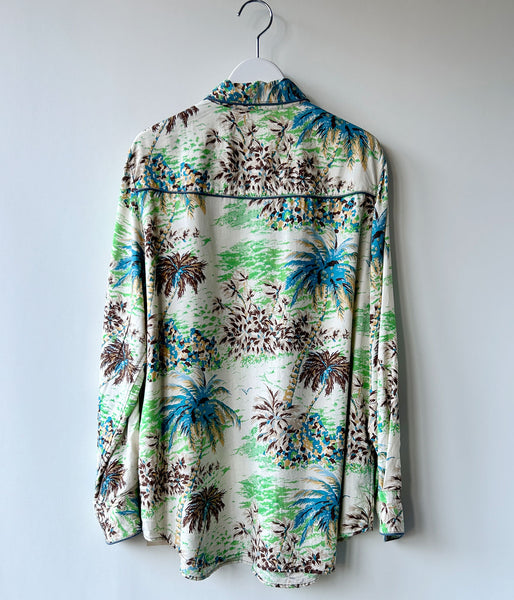 nowos/PRINTED SHIRT(IVORY)