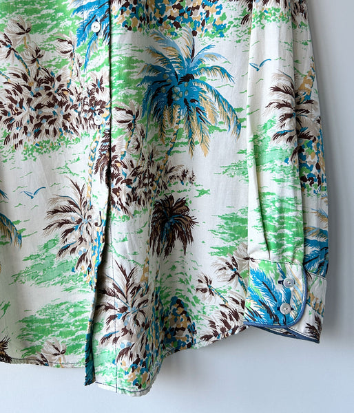 nowos/PRINTED SHIRT(IVORY)