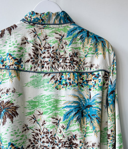 nowos/PRINTED SHIRT(IVORY)