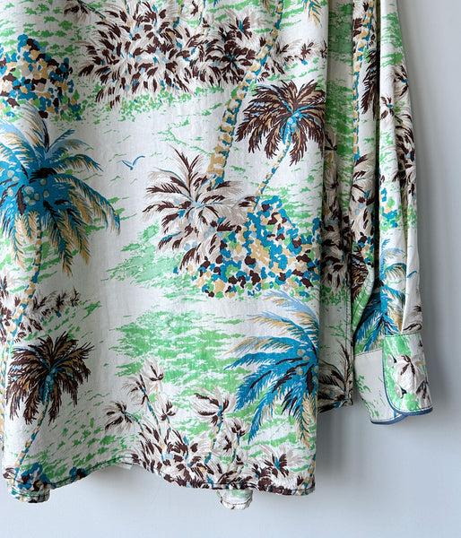 nowos/PRINTED SHIRT(IVORY)