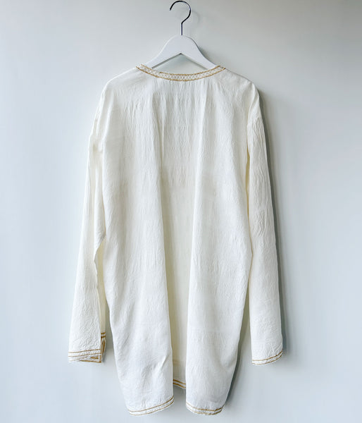 nowos/EMBROIDERD BLOUSE(WHITE)