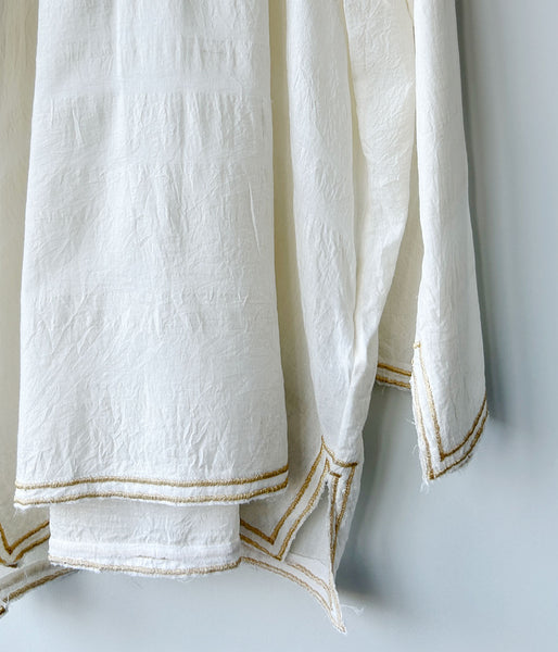 nowos/EMBROIDERD BLOUSE(WHITE)