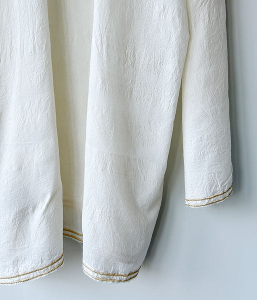 nowos/EMBROIDERD BLOUSE(WHITE)