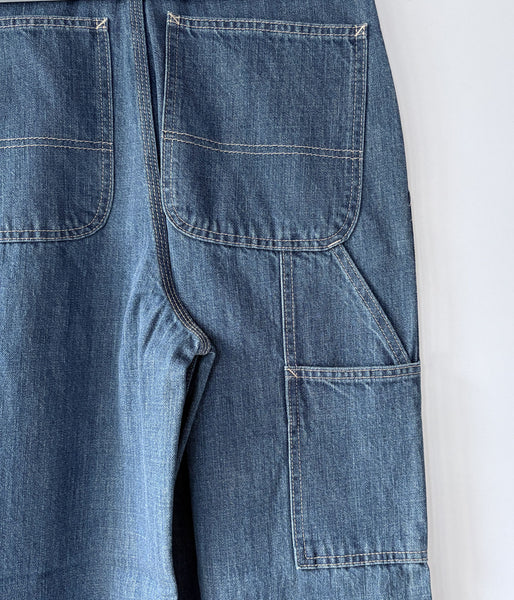 PHEENY/NATURAL SLUB DENIM WIDE PAINTER PANTS(INDIGO)