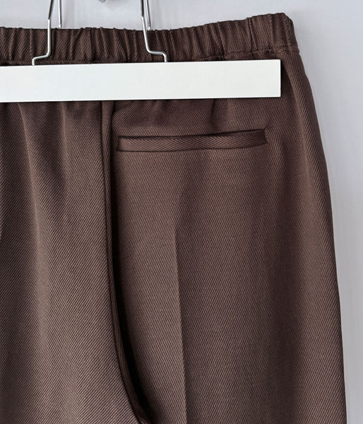 PHEENY/KERSEY GATHERED PANTS(BROWN)