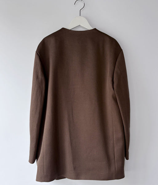 PHEENY/KERSEY MINIMAL JACKET(BROWN)