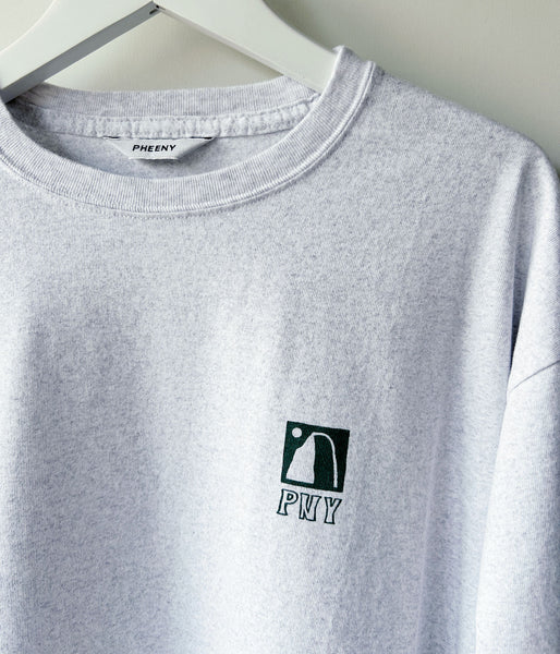 PHEENY/PRINTED L/S TEE"JOURNEY"(GRAY)