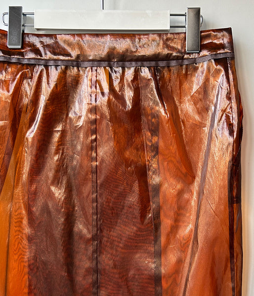 FUMIKA_UCHIDA/FILM MIDI SKIRT(AMBER)