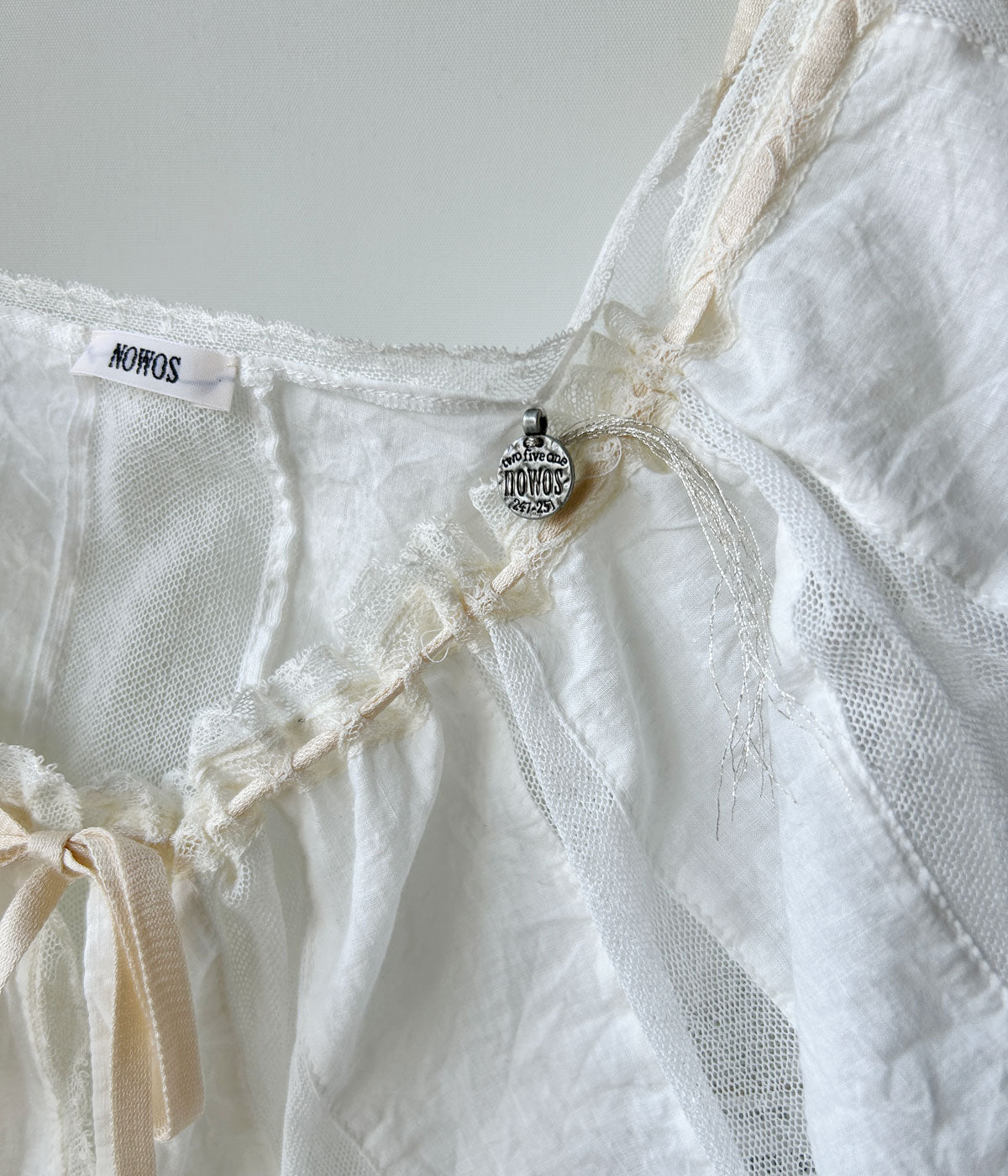 nowos/LACE CAMISOLE(WHITE)