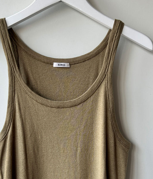 nowos/TANK TOP(KHAKI)