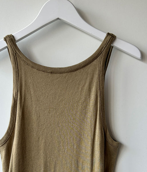 nowos/TANK TOP(KHAKI)