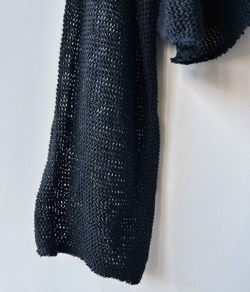 nowos/BOAT NECK TOP(BLACK)