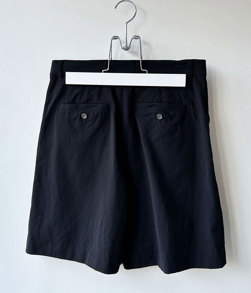 nowos/TUCK HALF PANTS(BLACK)