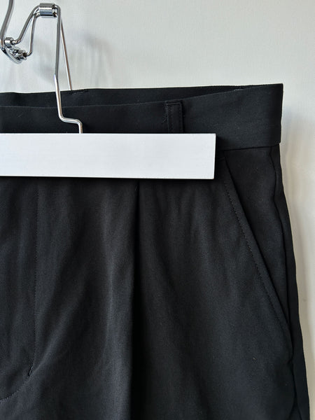 nowos/TUCK HALF PANTS(BLACK)