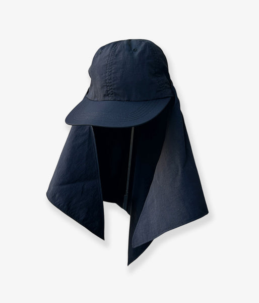 PHEENY/NYLON TAFFETA CAP WITH SCARF