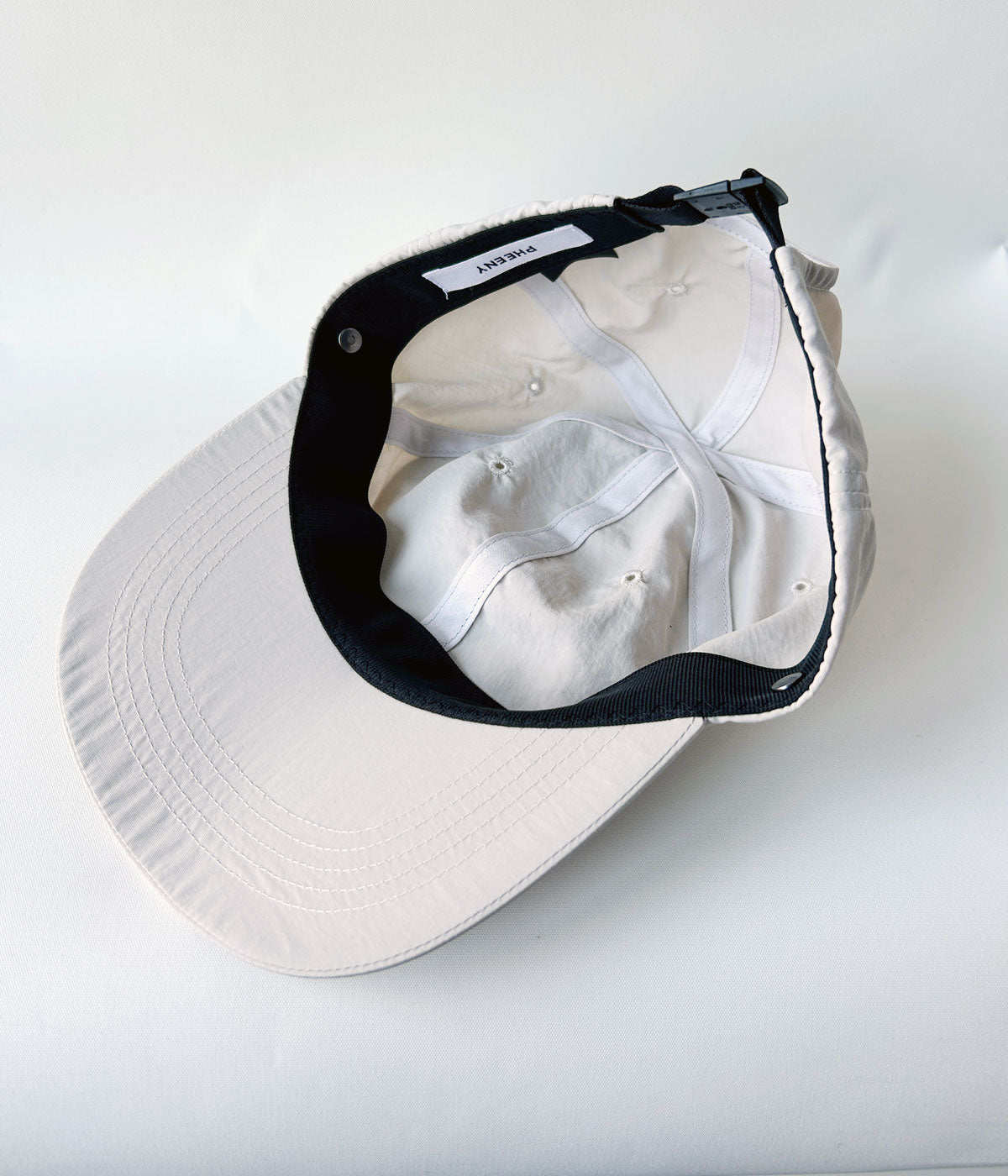 PHEENY/NYLON TAFFETA CAP WITH SCARF