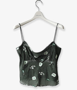 FUMIKA_UCHIDA/ALLOVER EMB.CAMISOLE(BOTTLE GREEN)