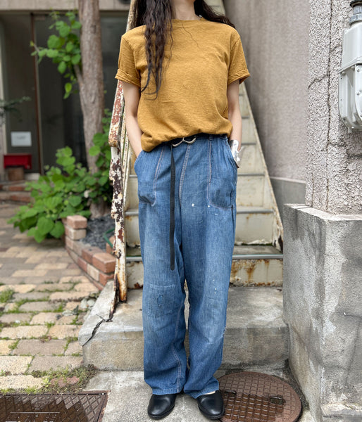 nowos/CREW NECK T-SHIRT(BEIGE)