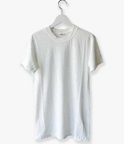 nowos/CREW NECK T-SHIRT(WHITE)