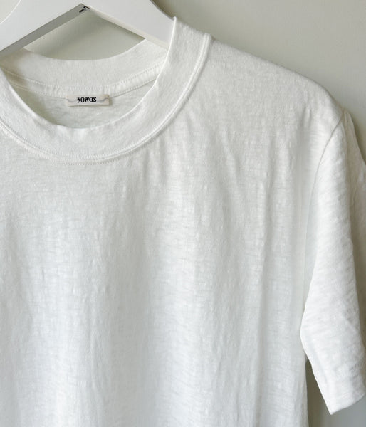 nowos/CREW NECK T-SHIRT(WHITE)