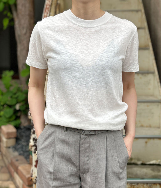 nowos/CREW NECK T-SHIRT(WHITE)