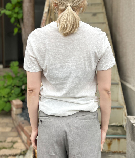 nowos/CREW NECK T-SHIRT(WHITE)