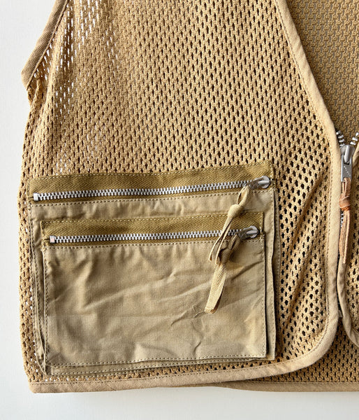 nowos/MESH VEST(BEIGE)