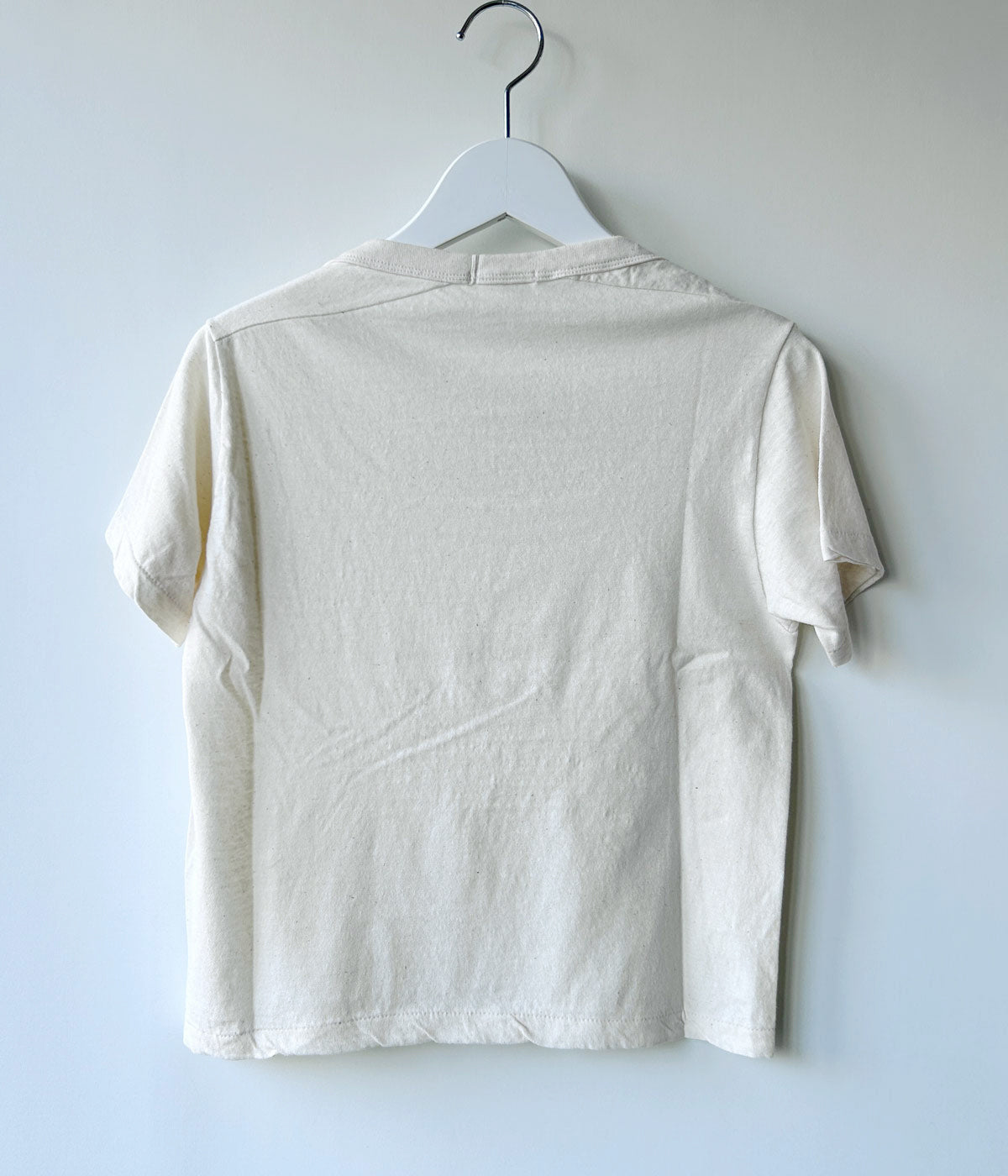 FUMIKA_UCHIDA/TRAPEZOID NECK T-SHIRT(IVORY)