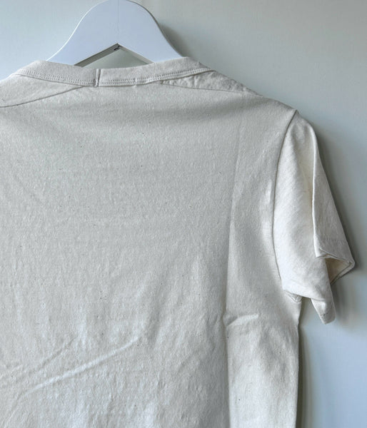 FUMIKA_UCHIDA/TRAPEZOID NECK T-SHIRT(IVORY)