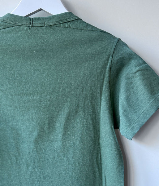 FUMIKA_UCHIDA/TRAPEZOID NECK T-SHIRT(SAGE)