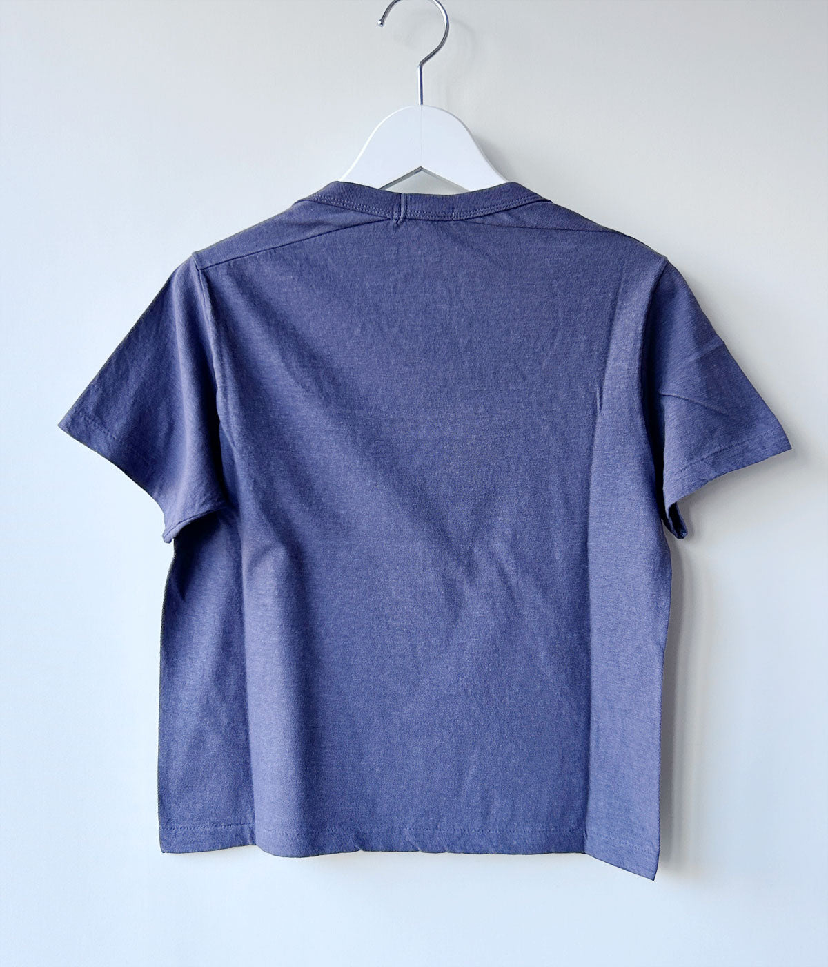 FUMIKA_UCHIDA/TRAPEZOID NECK T-SHIRT(NAVY)