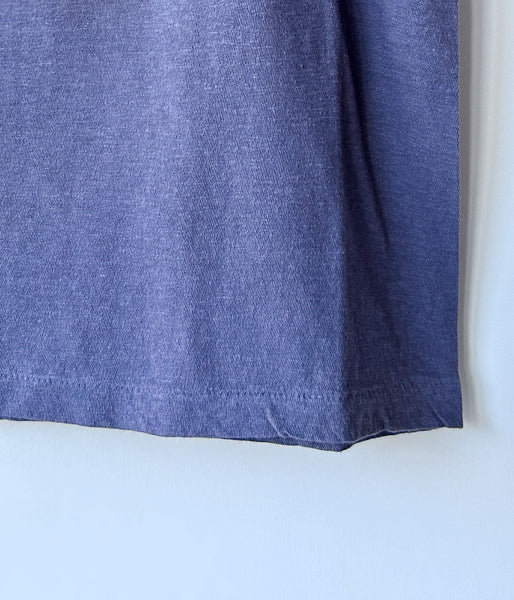 FUMIKA_UCHIDA/TRAPEZOID NECK T-SHIRT(NAVY)