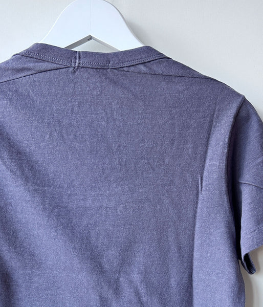 FUMIKA_UCHIDA/TRAPEZOID NECK T-SHIRT(NAVY)