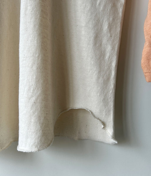FUMIKA_UCHIDA/RAGLAN T-SHIRT(IVORY/CORAL)