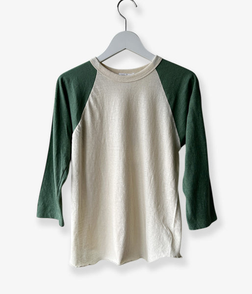 FUMIKA_UCHIDA/RAGLAN T-SHIRT(IVORY/SAGE)