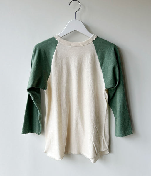 FUMIKA_UCHIDA/RAGLAN T-SHIRT(IVORY/SAGE)