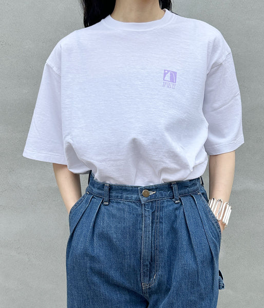 PHEENY/PRINTED S/S TEE"JOURNEY"(WHITE)