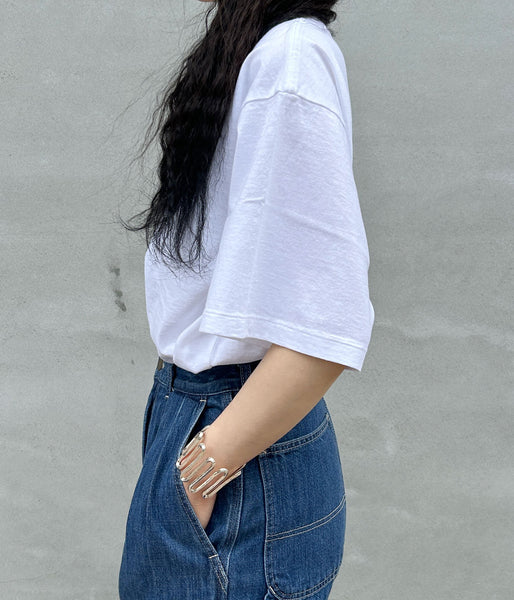 PHEENY/PRINTED S/S TEE"JOURNEY"(WHITE)