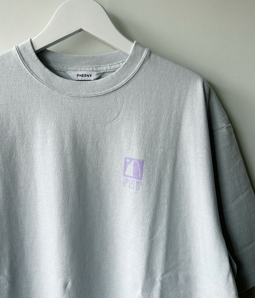 PHEENY/PRINTED S/S TEE"JOURNEY"(BLUE)