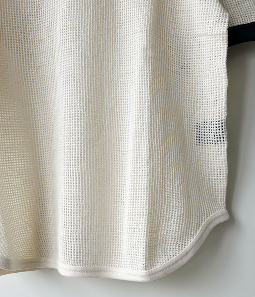 PHEENY/BASKET MESH RINGER TEE(IVORY)