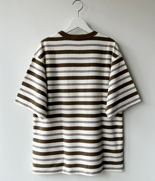 PHEENY/PILE BODER POCKET TEE(IVORY)