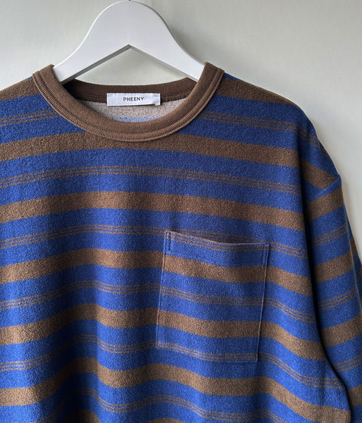 PHEENY/PILE BODER POCKET TEE(NAVY)