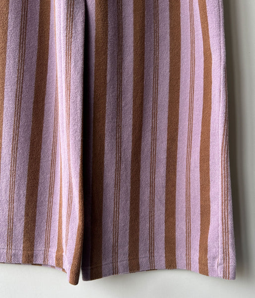 PHEENY/PILE BORDER RELAXED WIDE PANTS(LAVENDER)