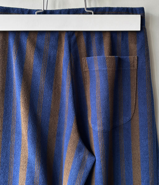 PHEENY/PILE BORDER RELAXED WIDE PANTS(NAVY)