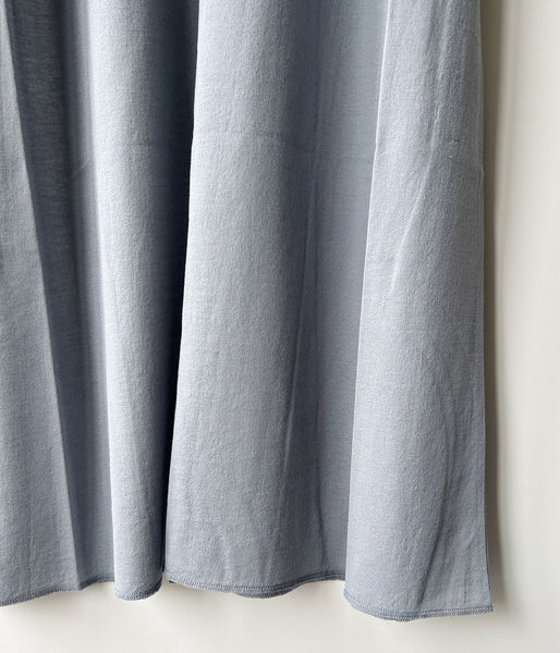 PHEENY/SHEER JERSEY AMERICAN SLEEVE DRESS(BLUE)