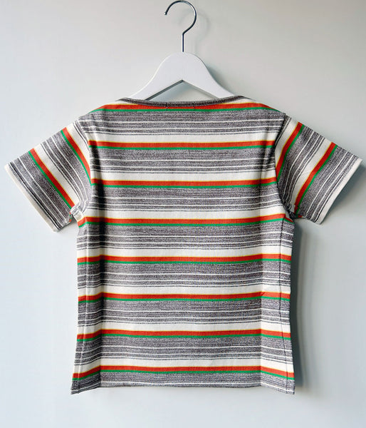 FUMIKA_UCHIDA/GRANDRELLE MULTI STRIPE T-SHIRT(BROWN)