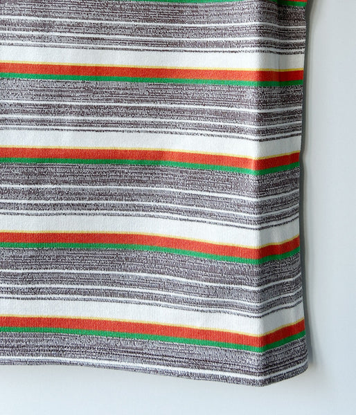 FUMIKA_UCHIDA/GRANDRELLE MULTI STRIPE T-SHIRT(BROWN)