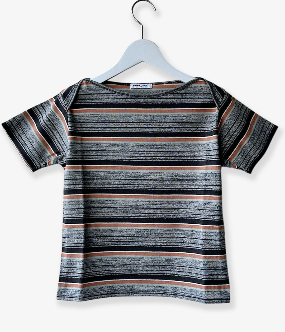 FUMIKA_UCHIDA/GRANDRELLE MULTI STRIPE T-SHIRT(BLACK)