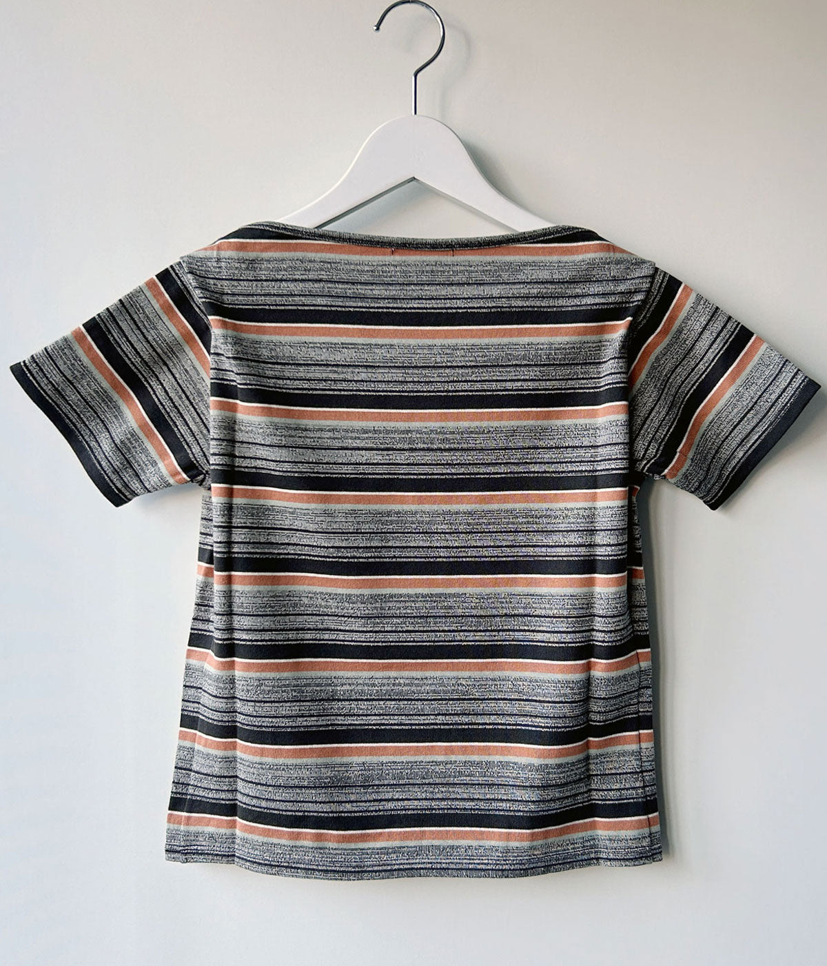 FUMIKA_UCHIDA/GRANDRELLE MULTI STRIPE T-SHIRT(BLACK)